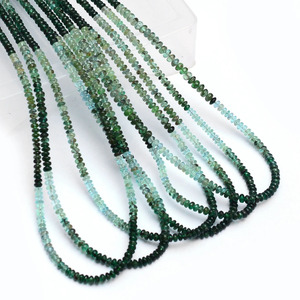 Cuentas Sueltas de Esmeralda AAA+ de 3 mm, Lisas y Redondas, Esmeralda Verde Natural Multicolor, Cuentas Sueltas de Piedras Preciosas para la Elaboración de Joyas - Product Image 4