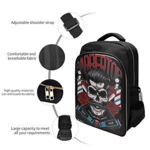 Travel Cosmetic Makeup Nylon/Polyester Durable Multi-Function <b>Backpack</b> Beauty Hairdressing Styling Salon Scissor Comb <b>Tool</b> - Product Image 2