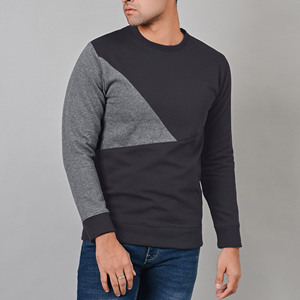 Sweat-shirt en tissu éponge imprimé croix gothique avec strass pour homme, col rond, coupe classique, hiver, écologique, séchage rapide, respirant - Product Image 2