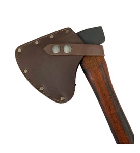 Étui en cuir pour hache avec passant de ceinture – Étui marron pour hache de camping et outils manuels d'extérieur - Product Image 4