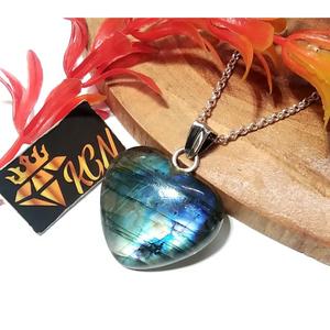 Colgante de Plata de Ley 925 con Gema de Rubí Natural, Diseño Geométrico Bohemio, Joyería Unisex - Product Image 6