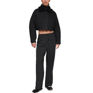 OEM Women's Navigator Sherpa Collar Quilted Jacket Cotton Blend Jacket <b>Padded</b> Utility Jacket custom Private Label manufacturer - Product Image 3