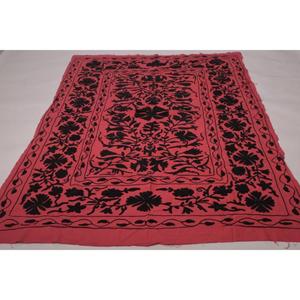 Handmade Eco-Friendly Washable Cotton Kantha Suzani <b>Quilt</b> Vintage Floral Embroidery Boho Indian Bedspread <b>Throw</b> Blanket - Product Image 2