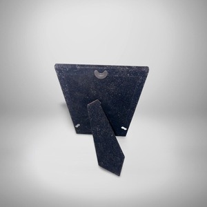 Rectangle Metal Photo <b>Frame</b> <b>Gold</b> Finish Silver Accents Vertical Design Decorative Tabletop Display - Product Image 2