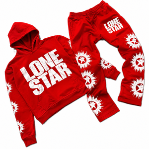 Conjunto de Sudadera con Capucha y Pantalones Deportivos Extra Grandes con Estampado Gráfico, Ropa Deportiva de Algodón Premium, Fabricación OEM, ODM, Marca Privada - Product Image 6