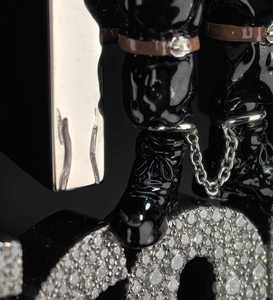 จี้ห้อยคอฮิปฮอปแบบ 3 มิติเคลือบลายลงยาเคลือบทองคำแท้ S925 ประดับเพชรโมอิสซาไนต์ VVS ผ่านการทดสอบอย่างพิถีพิถัน - Product Image 4