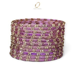 Bracelets en verre vert goutte de pluie de Kasmir au design de créateur, avec cristaux de zircon, pour femmes, bijoux de mode indiens pour mariage, vente en gros au prix le plus bas - Product Image 5