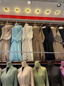 Abaya de Diseñador de la Mejor Calidad para Mujer, con Cuentas y Mangas Bordadas, Ropa Islámica de Lujo para Mujer, para Festivales y Bodas - Product Image 6