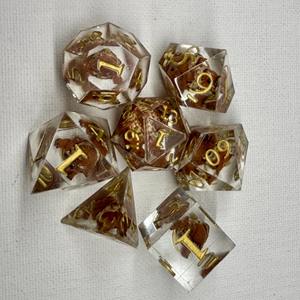 Dés en résine pour jeux de rôle, qualité professionnelle, dés polyédriques en résine pour DND RPG, jeux de table, accessoires de jeu en gros - Product Image 6
