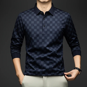 เสื้อเชิ้ตแขนสั้นผู้ชายสีพื้นสำหรับฤดูใบไม้ร่วง สไตล์ลำลองทางธุรกิจ ทรงเข้ารูป ระบายอากาศได้ดี แห้งเร็ว ผ้าแคนวาส - Product Image 2