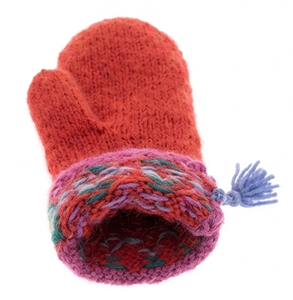 Custom Logo Nepal Premium Handmade Full Finger Merino Wool <b>Gloves</b> Fleece Lined Winter <b>Warm</b> Touchscreen Himalayan <b>Gloves</b> Export - Product Image 3