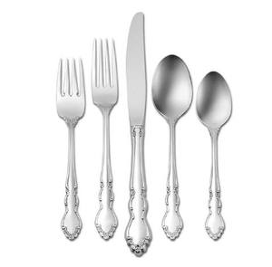 Long Lasting Made in India <b>Silver</b> Finishing Flatware <b>Sets</b> Stainless Steel <b>Silver</b> Fork Knife and Spoon with Handle for Meal - Product Image 3