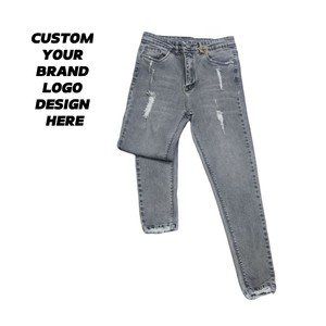 Vêtements polyvalents Flare Bootcut denim larmes personnalisé de détresse déchiré au genou jean femmes taille haute pantalon lavage jeans prix bon marché - Product Image 2