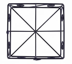 Porta Servilletas de Hierro Puro con Acabado en Polvo Negro, Perfecto para Hoteles y una Elegante Organización de Mesa - Product Image 3
