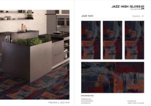 Nuevas baldosas de porcelana Jazz con acabado de alto brillo en tamaño 60x120cm 600x1200mm 24x48 para espacios interiores de primera calidad - Product Image 2