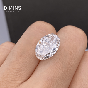 เพชร CVD รูปไข่ทรงหลวม 5.2 กะรัต สี D ความสะอาด VVS1 เพชรเติมเพชรสำหรับส่งออกทั่วโลก ขายส่งเครื่องประดับขายดีที่สุด - Product Image 1