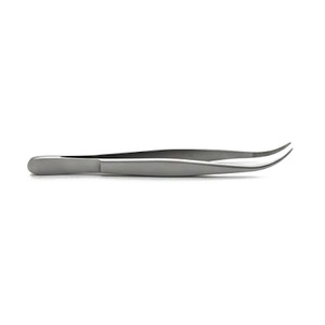 Private Label White Black wHITE Lash Tweezers Fiber Tip Custom Logo Fiber Tip Volume Lash <b>Extension</b> Fiber Tip Eyelash Tweezers - Product Image 1