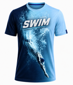 Maillot de bain personnalisé à séchage rapide, protection anti-UV UPF 50+, manches courtes, sublimation, protection UV, pour la plage, le surf, la pêche, OEM - Product Image 1