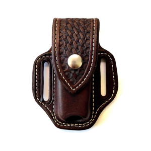 Handmade Leather Pouch Folding Knife Outdoor Pocket Blade Stainless Steel Wooden Handle Leather Carry Case Utility Collection - Product Image 1