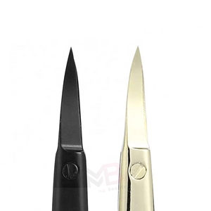 Vente en gros de ciseaux à cuticules en acier inoxydable de qualité supérieure, durables, à lame droite, pour manucure, emballage personnalisé - Product Image 4