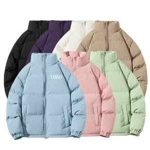 Veste d'hiver rembourrée pour femme avec logo personnalisé, en duvet de canard blanc de haute qualité, avec sac, capuche intégrée - Product Image 1