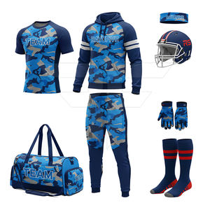 Uniformes de Fútbol 7V7 Personalizados para Adultos, Alta Calidad, Reversibles, Transpirables, Servicio OEM, Uniforme al por Mayor, Casco, Bolsa - Product Image 2