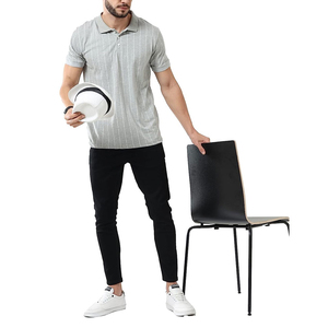 Ce polo vierge pour sublimation, provenant d'une usine OEM, inclut un service professionnel et un logo personnalisé pour la vente en gros de vêtements. - Product Image 6