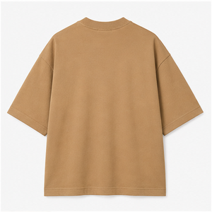 Camiseta Personalizada de Algodón Grueso para Hombre, Cuello Redondo, Manga Corta, Talla Extra Grande, MTS-OVR-0024 - Product Image 2