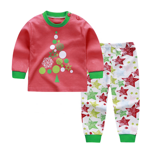 Usine directe coton biologique survêtement ensemble 100% pur neutre à manches longues haut pantalon respirant éponge vêtements de nuit pour filles automne - Product Image 2