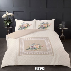 Parure de lit moderne et élégante en microfibre imprimée numériquement 7D, 125 GSM, 300 fils, écologique, durable, ultra douce et confortable - Product Image 3