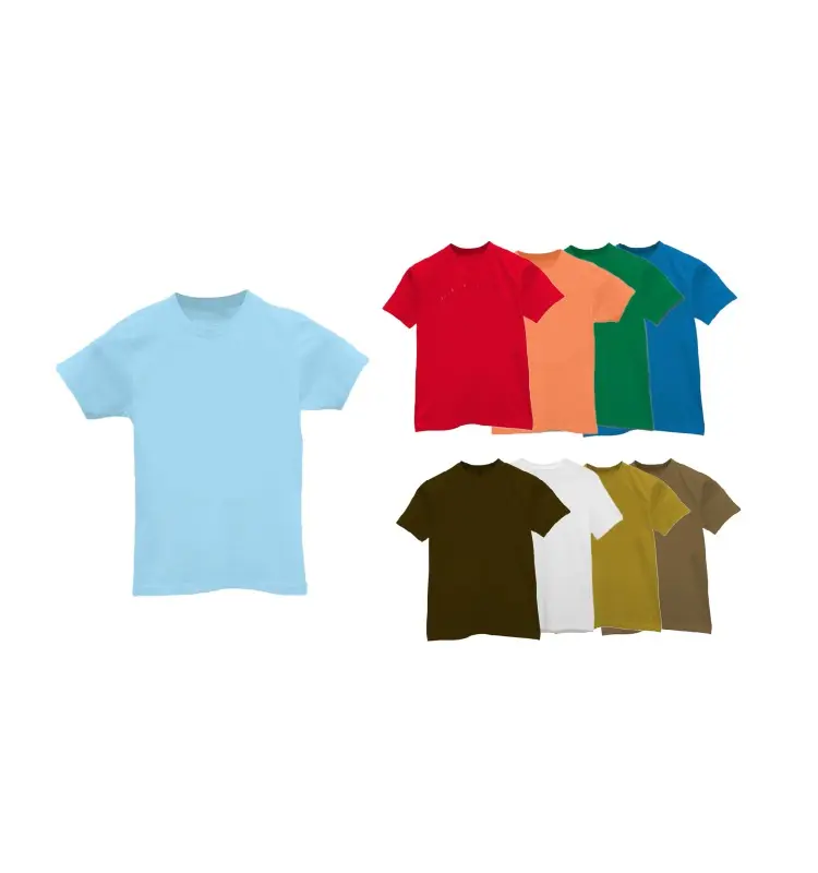 OEM wholesale Label printing 100% cotton oversized customized logo Blue printing plain t-shirt unisex