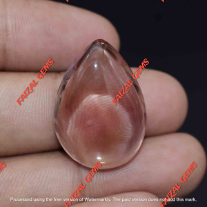 Pierres précieuses semi-précieuses en améthyste violette naturelle, forme poire, faites à la main, adorables, cristal de guérison, évaluées par un tiers, en vrac - Product Image 2