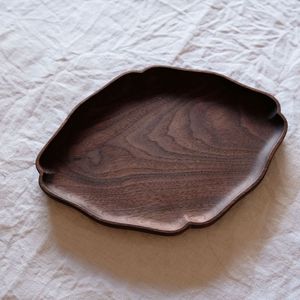 New Arrival Premium Wooden Tray Set Beaded Edge Square Serving Platters Kitchen Dining Home Decor Organizer Tray Set - Product Image 3