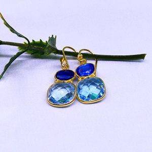 Pendientes de Plata de Ley 925 con Corte de Pera y Granate, Engaste de Garra, Joyería Clásica para Mujer, para Boda - Product Image 5
