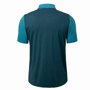 เสื้อโปโลขายส่งปี 2026 สำหรับผู้ชาย คอปกสองสี ผลิตจากผ้าฝ้ายโพลีเอสเตอร์ 100% ป้องกันการยับ ลายเรียบ เสื้อโปโลสำหรับตีกอล์ฟ - Product Image 3