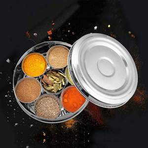 กล่องมาซาลาสแตนเลสคลาสสิกสำหรับเครื่องมือสมุนไพรและเครื่องเทศ - Product Image 6