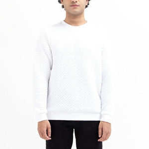เสื้อสเวตเชิ้ตผู้ชายผ้าฝ้ายแท้ 100% ปรับแต่งได้ สีพื้น แขนยาว ทรงปกติ สำหรับฤดูหนาว คุณภาพสูง ย้อมสีเรียบ ขาย - Product Image 1