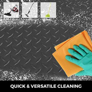 Tappetino per Garage in PVC Spesso 8mm, 450x110 cm, Texture a Diamante, Antiscivolo, Rotolo per Pavimentazione Garage, Copertura 10 m² - Product Image 6
