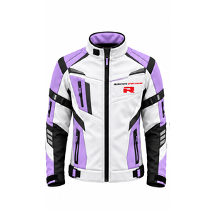 Chaquetas de moto Softshell con mangas de cuero y bordado personalizado en oferta, fabricante profesional, chaquetas de moto Softshell de alta calidad - Product Image 1