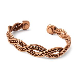 Brazalete de Cobre con Diseño de Cruz en Relieve de Antique Creations, Joyería de Lujo para Hombre y Mujer, Regalo - Product Image 6