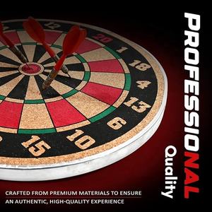 กระดานปาลูกดอกไม้ไม้ติดผนังแบบมืออาชีพสั่งทำได้ตามต้องการ คุณภาพสูง ทนทาน ใช้ขนซิซอล สองด้าน - Product Image 2