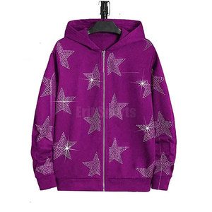 Venta Directa de Fábrica: Sudaderas con Cremallera y Pedrería para Hombre, Novedad Invierno 2026, 100% Algodón, Secado Rápido, Transpirables, para Uso en Exteriores - Product Image 6