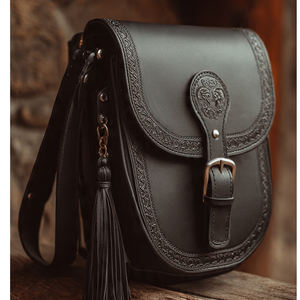 Sacs à bandoulière vintage en cuir véritable imperméables et personnalisables pour femmes - Product Image 3