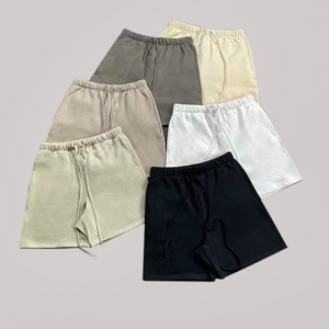 Pantalones Cortos Retro de Verano para Hombre Chaogongfang Essentials, Estilo Americano, Transpirables, con Letras Estampadas, de 5 Puntos, Corte Medio - Product Image 1
