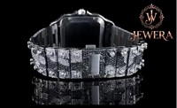 Reloj Mossinate Clásico de Acero Inoxidable con Diamantes, Movimiento Mecánico de Lujo, Cristal de Alta Calidad para Hombre y Mujer, Regalos de Cumpleaños