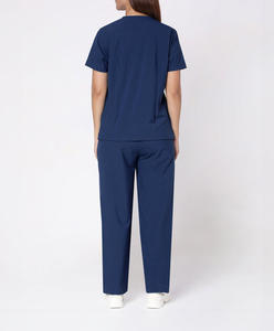 Conjuntos de Uniformes Médicos Unisex Elegantes 2026 para Enfermeras, con Cremallera, Manga Corta, Spandex, Estilo Jogger, para Verano - Product Image 5