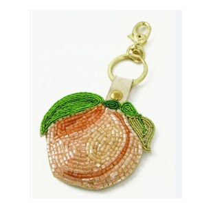 Llavero o Colgante para Bolso con Diseño de Doble Cereza de Cuentas de Vidrio Hechas a Mano, para Llaves, Regalo de Cumpleaños para Ella, Llavero de Cuentas - Product Image 6