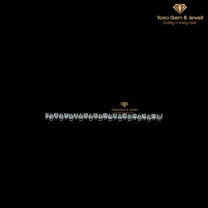 สร้อยข้อมือเทนนิสทรงลูกแพร์แบบสลับขึ้นลง 10 กะรัตเพชร CVD แล็บโกรว์ 14k ทองคำแท้ ความใส VVS-VS สี D-E-F - Product Image 5