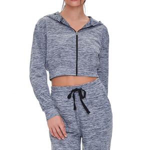 Sudadera Corta de Manga Larga para Mujer, Estilo Urbano, Ecológica, de Alta Calidad, Transpirable, en Oferta - Product Image 4