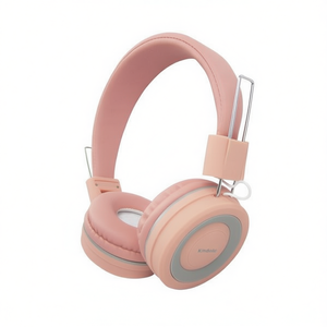 Kmdole Headset With <b>Microphone</b> Pink Wireless Over Ear <b>Bluetooth</b> Headphones For Music And Calls - Product Image 2